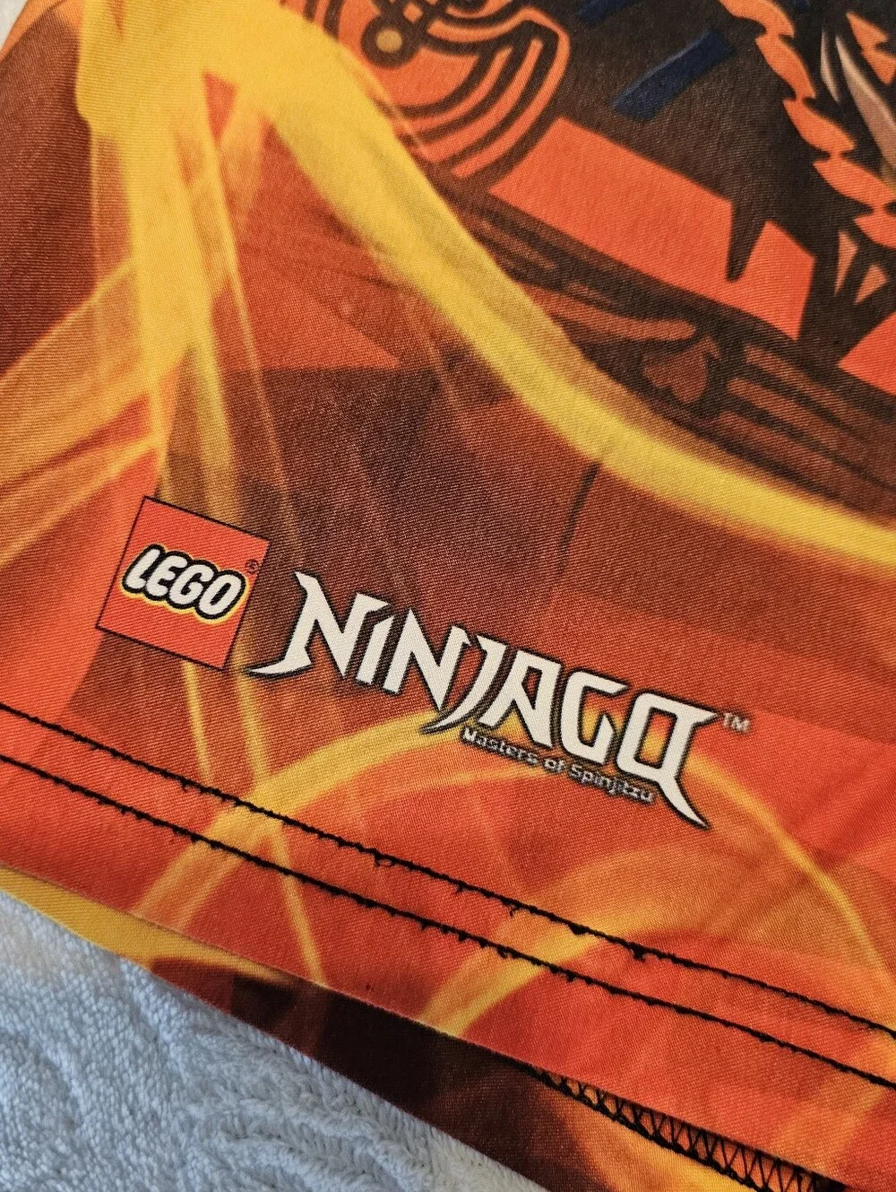 LEGO Ninjago Boys Swim Trunks Board Shorts – Size Boys 8 (M) – Kai, Jay, Lloyd,